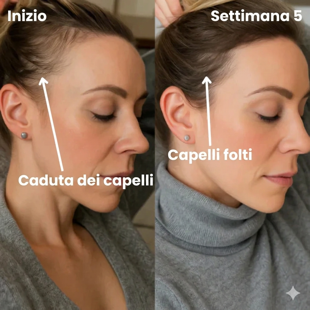 Olio vegano per capelli per una crescita rapida