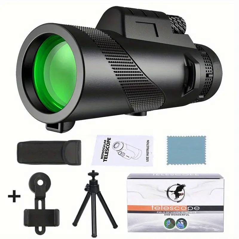 Telescopio monoculare + kit di accessori mobili