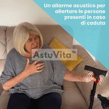 Il bastone che ti aiuta ad alzarti in piedi da solo e a camminare senza paura di cadere.