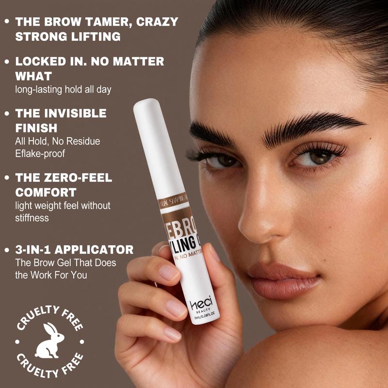 Gel Sopracciglia Trasparente Tenuta Forte Waterproof 2 Pezzi