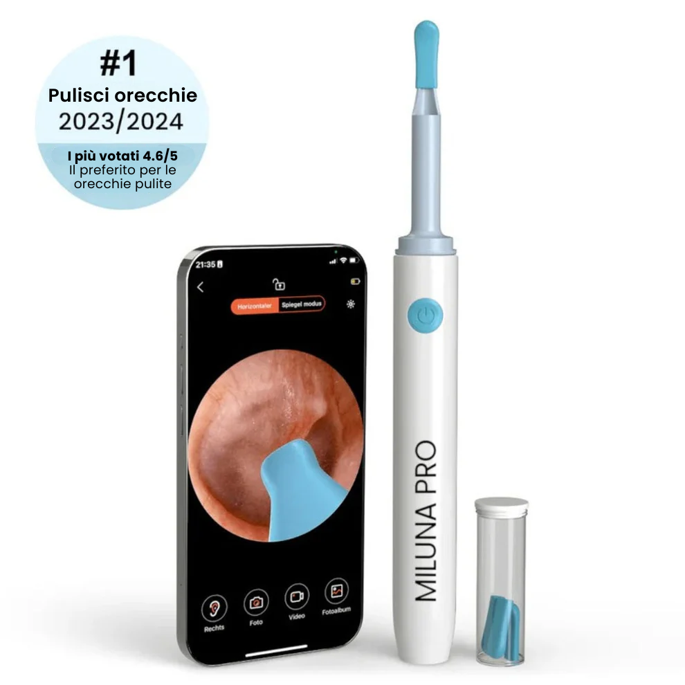 Pulitore intelligente per le orecchie con telecamera HD