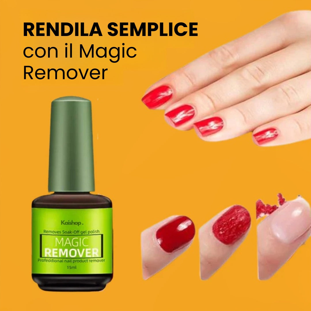 Il solvente "magico" per unghie permanenti e semipermanenti - Magic Remover