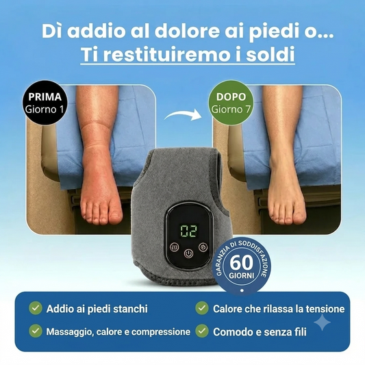 Palamot™ — Massaggiatore 3-in-1: Allevia Gonfiore, Neuropatia e Fascite in 5 Minuti
