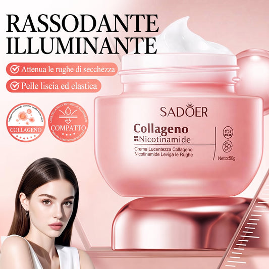 Crema Idratante Viso Collagene e Niacinamide Luminosità Avanzata