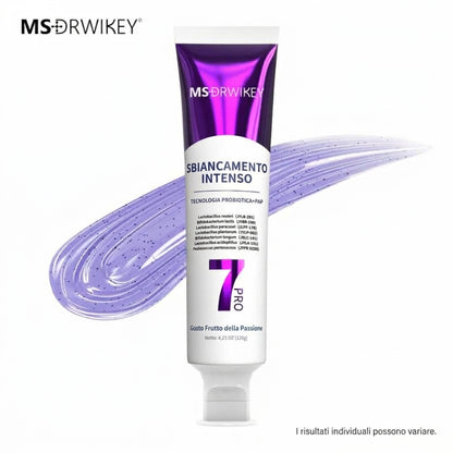 Sbiancante Dentifricio con 7 Probiotici Formula Viola Potenziata