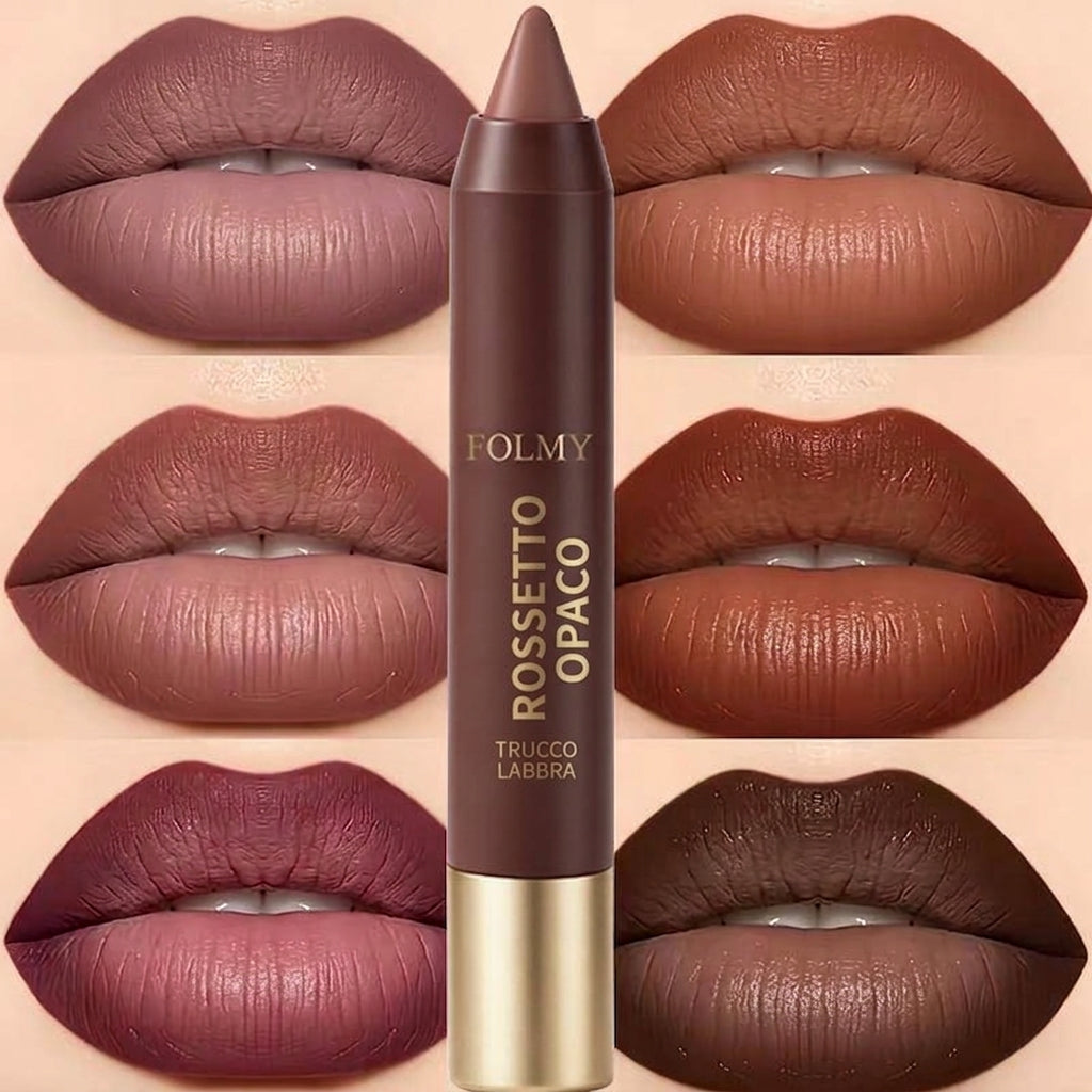 Lunga Durata Rossetto Opaco Set 6 Pezzi Resistente All’Acqua