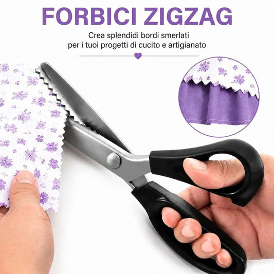 Taglio Preciso Forbici Pinking Acciaio Inossidabile Dentate