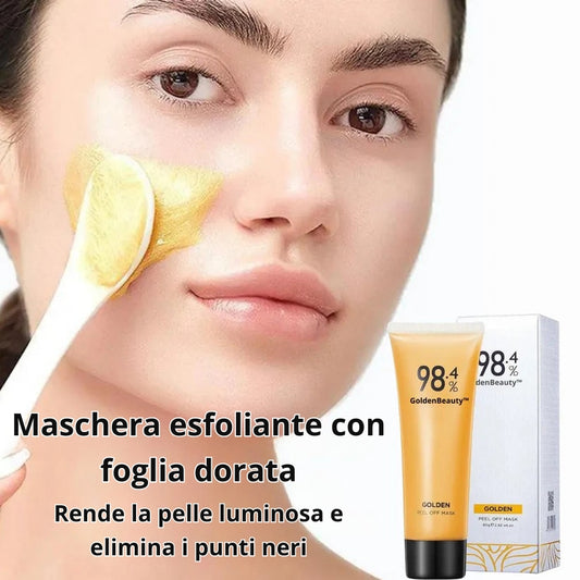 GoldenBeauty - Maschera esfoliante dorata | Pelle giovane in 28 giorni