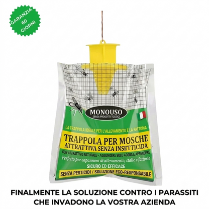 Elimina le mosche senza sforzo – Trappola per mosche Palamot™