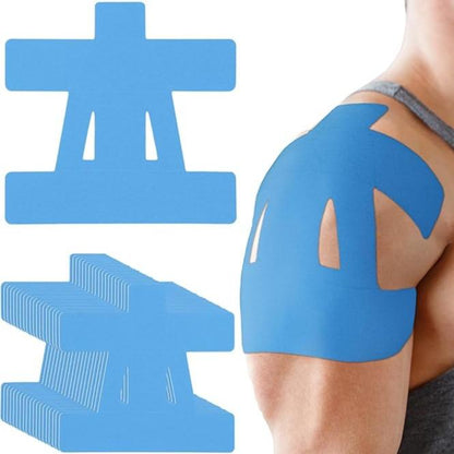 Supporto Spalla Impermeabile con Tape Kinesiologico Pretagliato