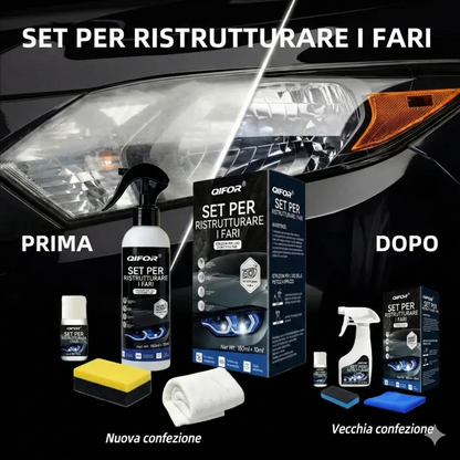 Liquido per il ripristino dei fari - Rivestimento cristallino