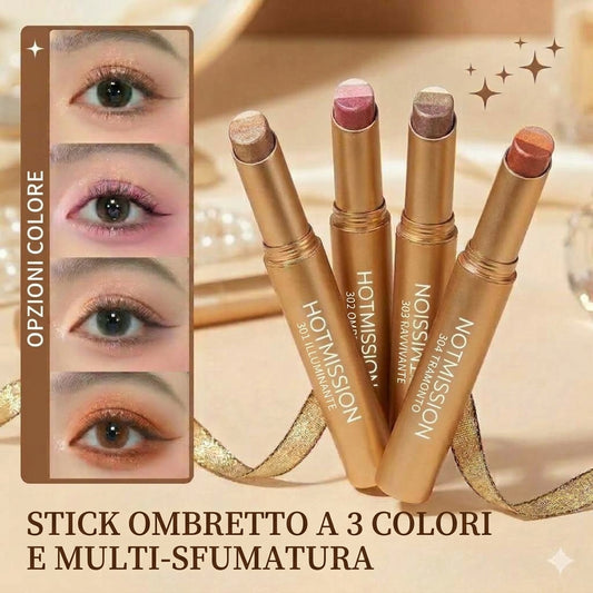 ACQUISTA 1 E RICEVI 3 GRATIS - Ombretti Stick Long Lasting Waterproof con Effetto Perlato