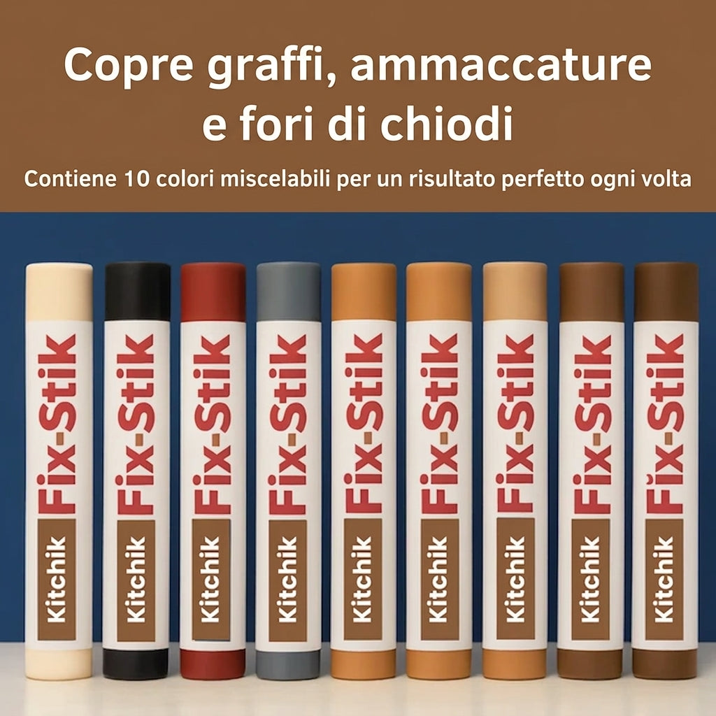 FixStik – pennarelli a cera per la riparazione del legno