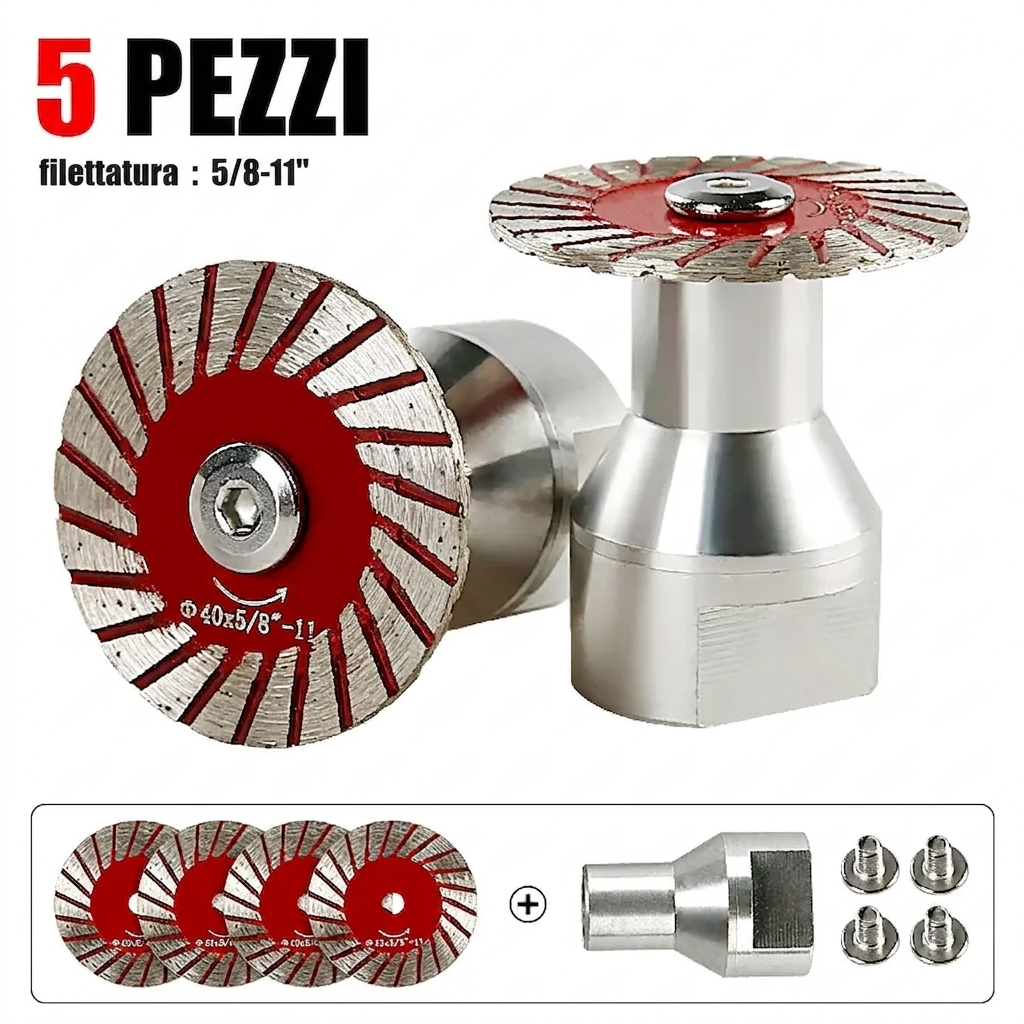 Tagliente Diamantato per Pietra con Lama 40MM per Granito