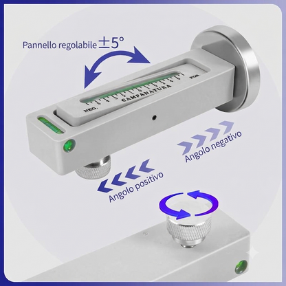 Strumento Magnetico Regolabile per Allineamento Ruote Camber