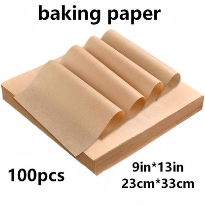 Foglio Carta Forno Antiaderente Rettangolare 100 Pz Resistenti