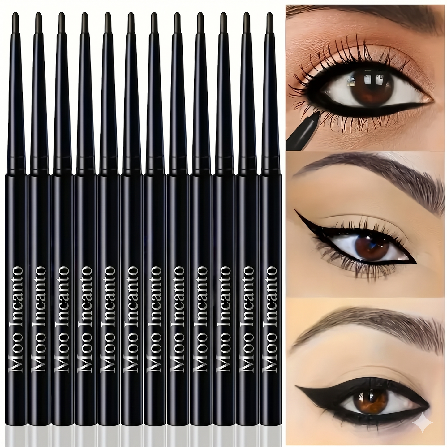 Eyeliner Liquidi Set 12 Alta Pigmentazione Lunga Durata