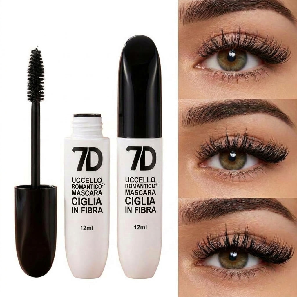 Volume e Lunghezza Mascara a Fibre di Seta Resistente all'Acqua