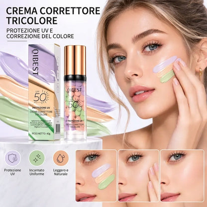Crema Protettiva Colorata SPF 50 Idratante Opacizzante Waterproof