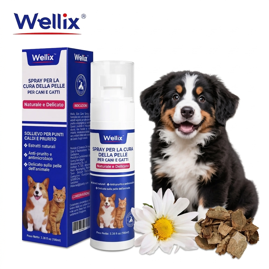 Sollievo Prurito Spray Animali Formula Vegetale 80ml