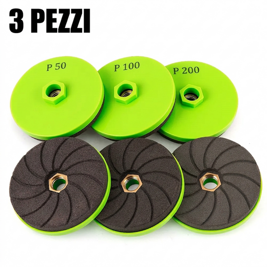 (Confezione da 3) - Lime per Smerigliatura 10.16 CM" con Carburo di Silicio per Piastrelle