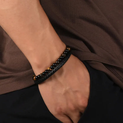 Bracciale Occhio di Tigre dello Scudo del Figlio