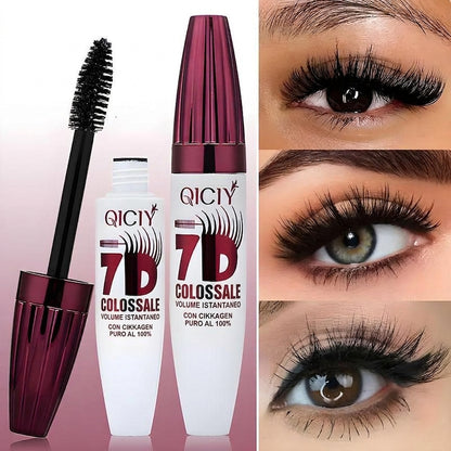 Volume E Curl Mascara 7D Resistente 24 Ore Effetto Ciglia Finte