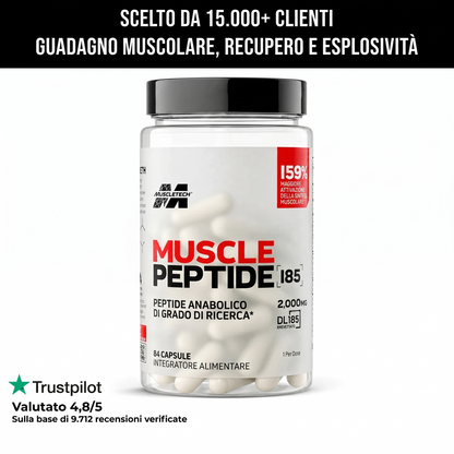 Dileucina, peptide muscolare 185 - 84 capsule