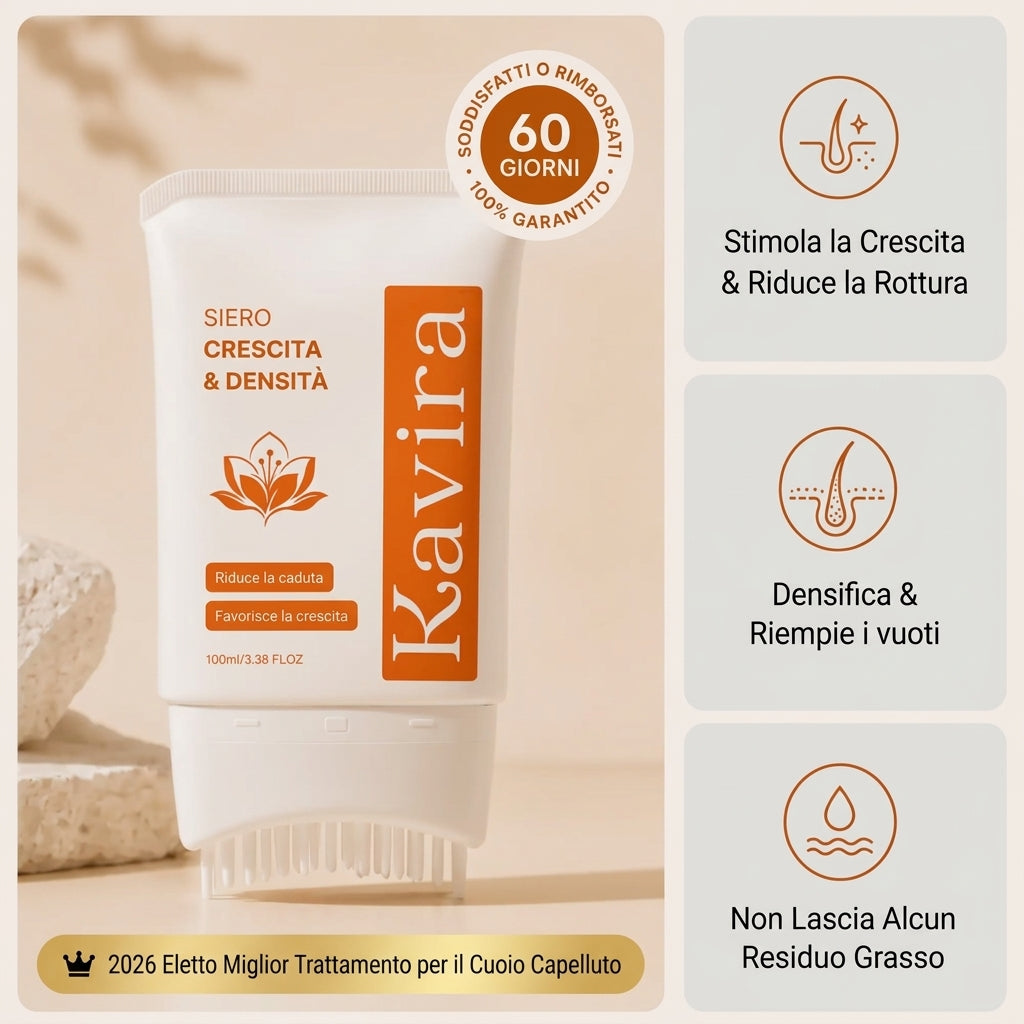 Capelli più lunghi, forti e folti in 6 settimane