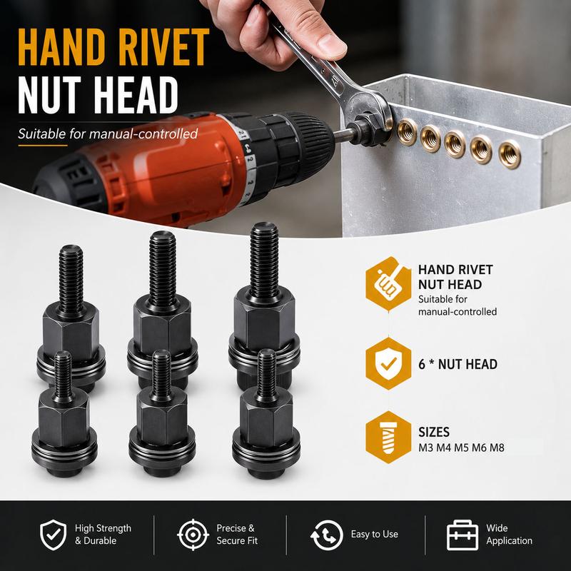 Riparazione Auto Rivettatrice Manuale Acciaio Carbonio Kit