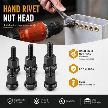 Riparazione Auto Rivettatrice Manuale Acciaio Carbonio Kit