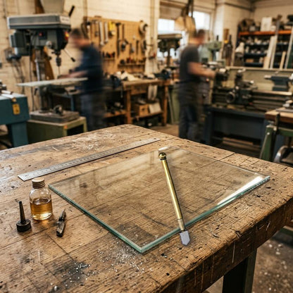 Taglierina Vetro con Testa Diamante e Lama Acciaio Antiscivolo