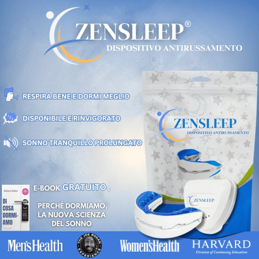 ZenSleep ® - Di' addio al russamento e goditi notti tranquille