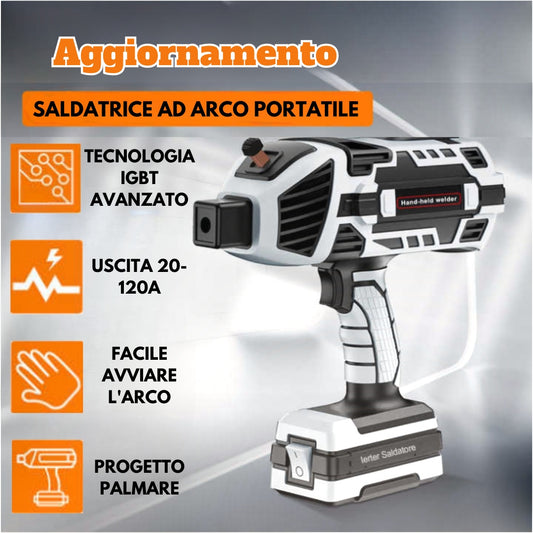 Kit saldatore portatile 5 in 1: saldatore intelligente con cassetta degli attrezzi completa