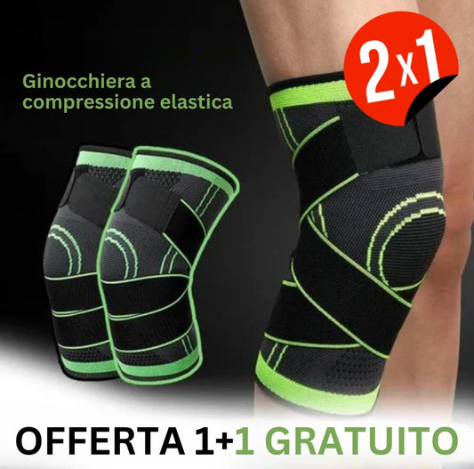 Ginocchiera a compressione regolabile OrtoPro™ + 1 EXTRA GRATUITO