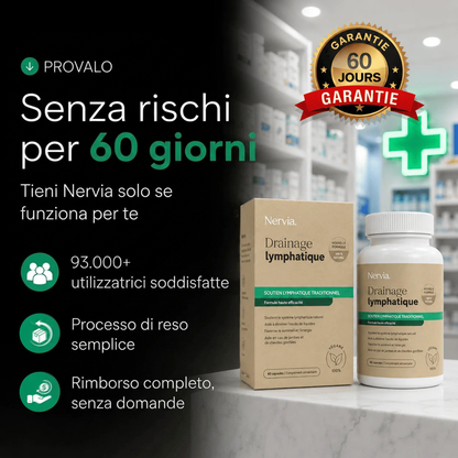 PALAMOT™ Capsule per il Drenaggio Linfatico · Trasformazione Completa in 60 Giorni
