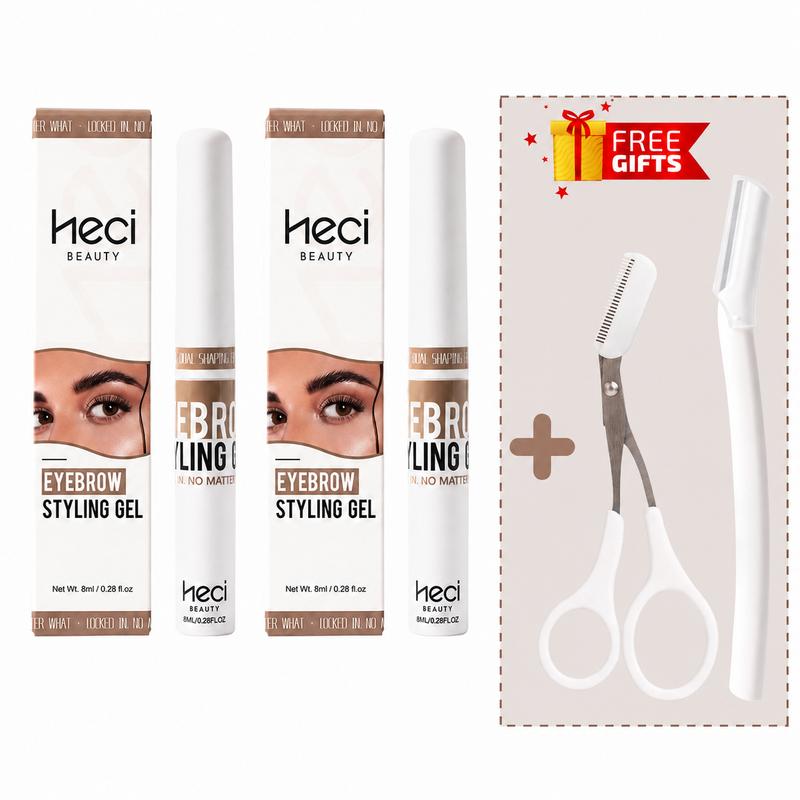 Gel Sopracciglia Trasparente Tenuta Forte Waterproof 2 Pezzi