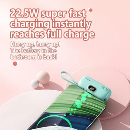 Caricatore Portatile Compatto 5000mAh Ricarica Rapida 22.5W
