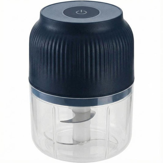 Tritatutto Elettrico Portatile con Ricarica USB Integrata - Colore blu