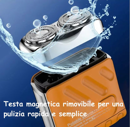 Rasoio elettrico 2025 – Rasatura a secco e a umido, compatto e potente, unisex
