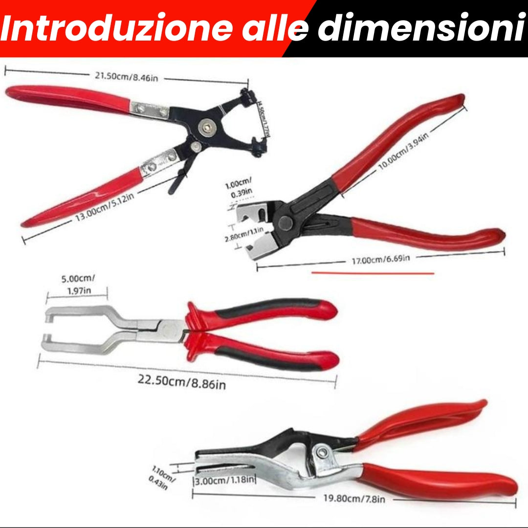 Kit fascette stringitubo professionali