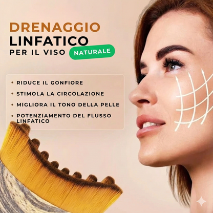 Spazzola per massaggio linfatico