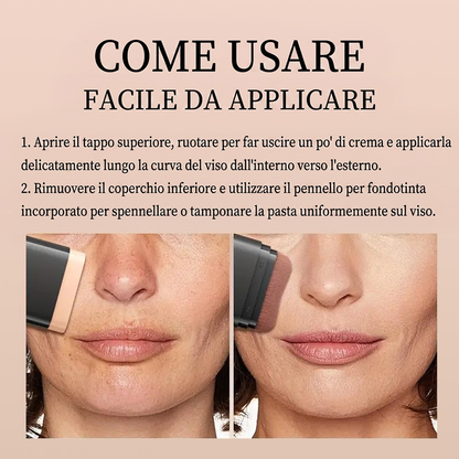 Copertura Impermeabile Stick Correttore Idratante con Pennello