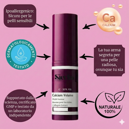 Balsamo viso al collagene e calcio