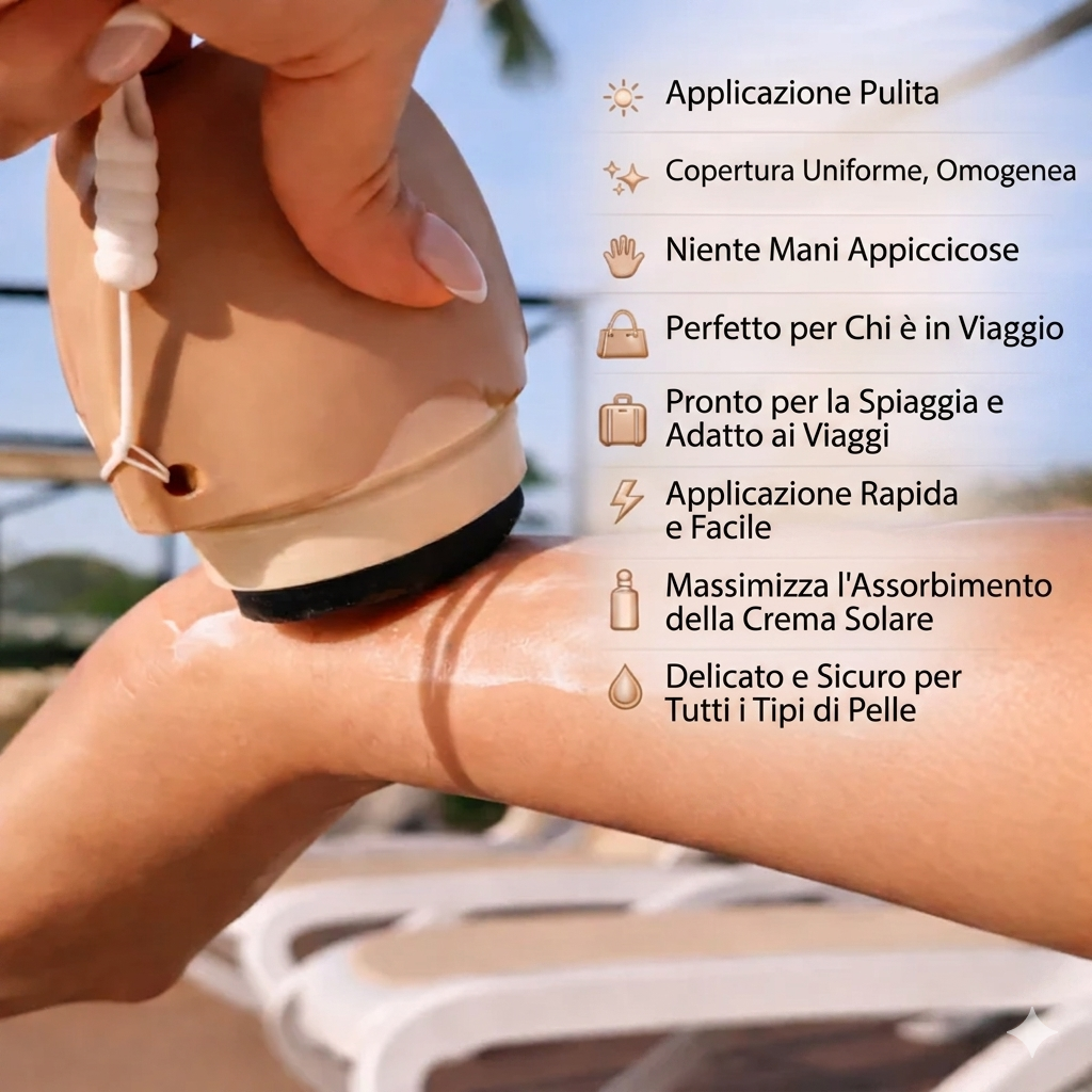 Applicatore di crema solare Marble