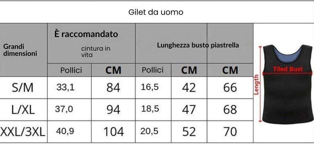 T-SHIRT A COMPRESSIONE EFFETTO SAUNA 2x1