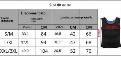 T-SHIRT A COMPRESSIONE EFFETTO SAUNA 2x1