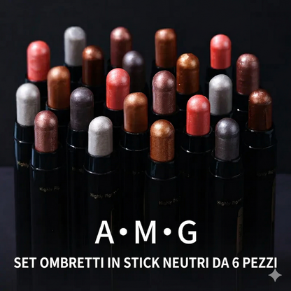 Set di 6 stick ombretto – Illuminante in crema