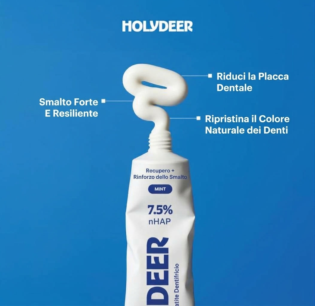 Sbiancante Dentifricio Fluoro-Free con Nano Idrossiapatite