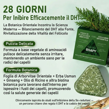 Shampoo solido anticaduta - 120 g